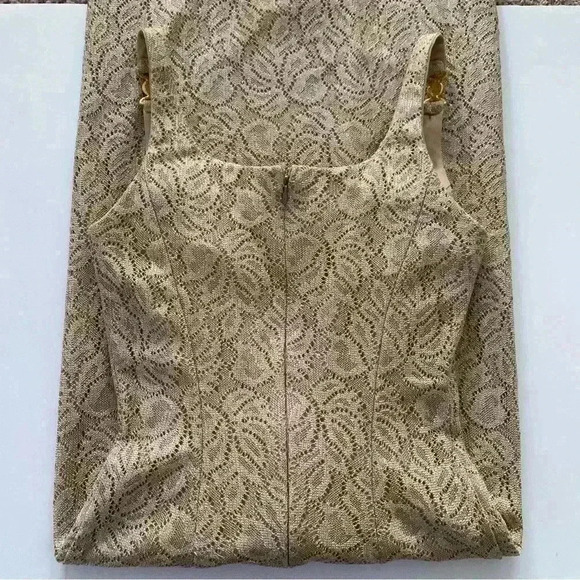 Bari Jay Women's Formal Vintage Evening Gold Sequin Dress Size 7/8 - Picture 10 of 10